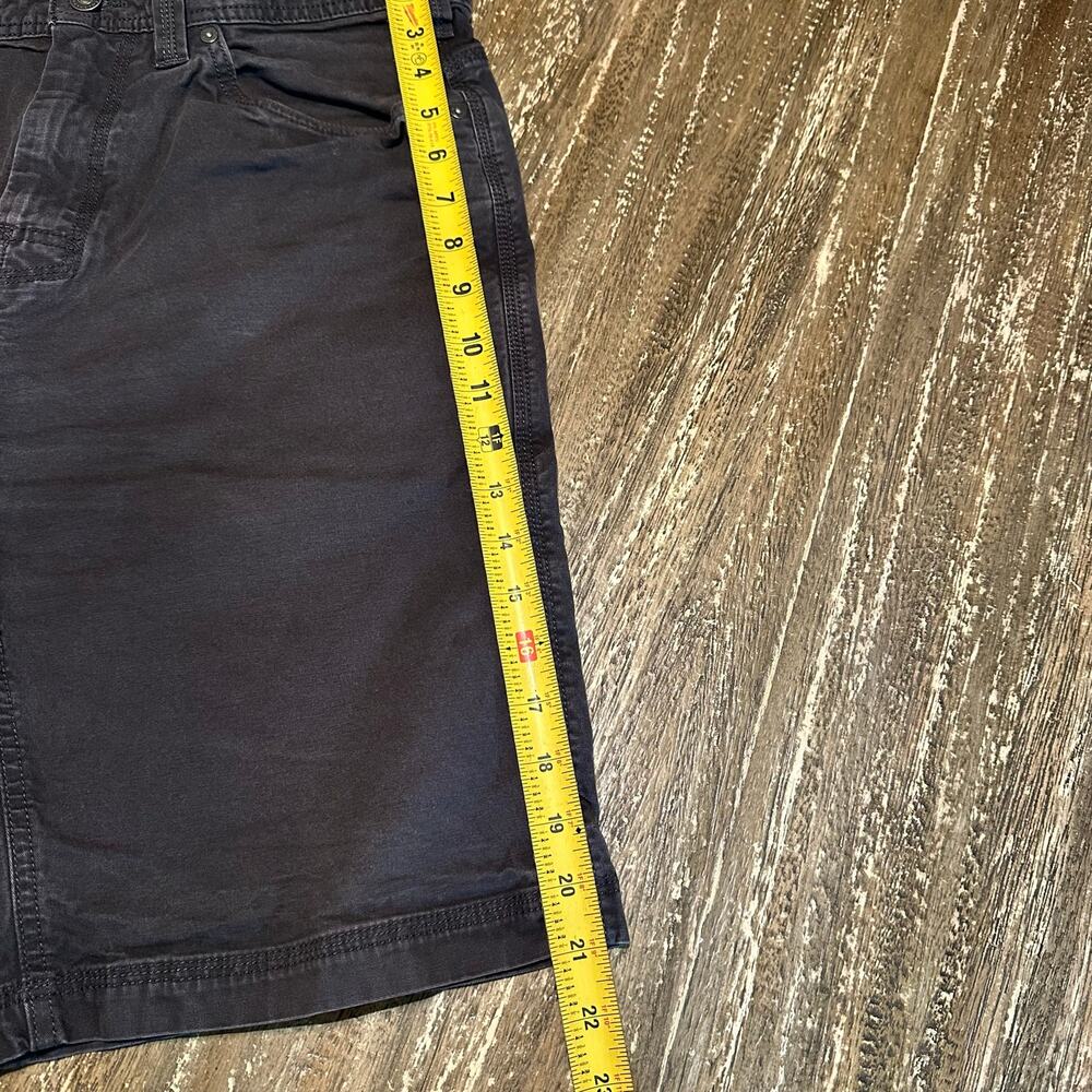 Prana Stretch Cargo Style Hiking Shorts Black Dark Gray Men’s Size 34W x 11L - Picture 6 of 12